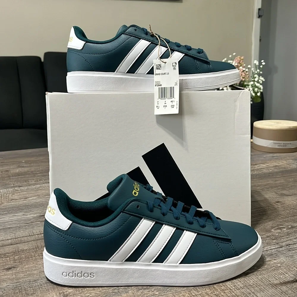 NWT Adidas Grand Court 2.0 Women's Shoes - Arctic Night / Cloud White - IF2840_2